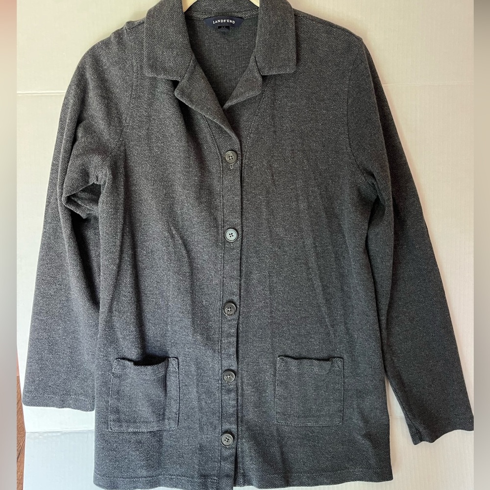 Land’s End Button-Up Cardigan
